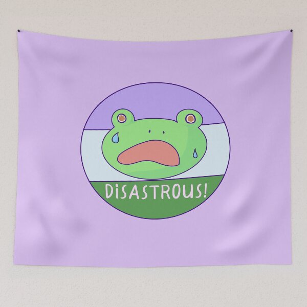 Item preview, Disaster Genderqueer Pride Frog  designed and sold by ForTheFrogWar.