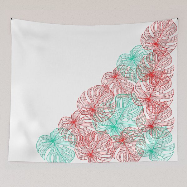 Item preview, Tropical glowing neon color jungle leaves cyberpunk Sci fi style designed and sold by ShirtVibes.