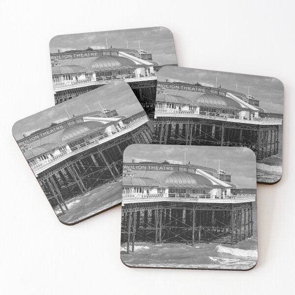 Item preview, Pavilion Theater on Cromer pier in black and white designed and sold by yackers1.