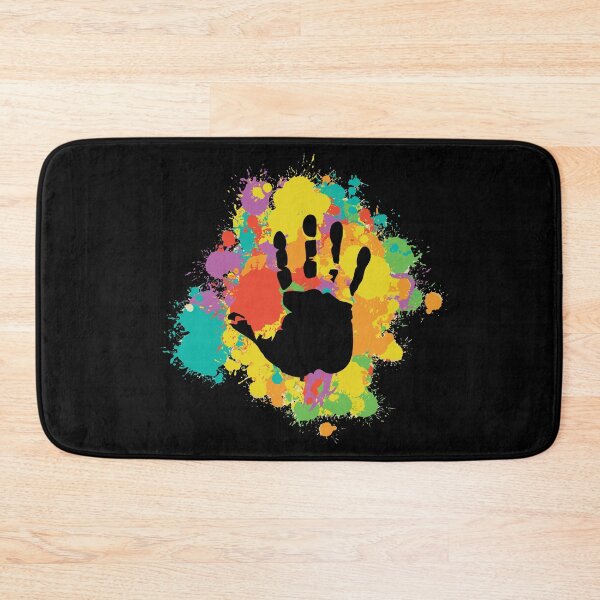 Item preview, Handprint With Colorful Frame designed and sold by Paulina Vanlife.