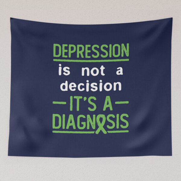 Item preview, Depression Is Not a Decision It's a Diagnosis designed and sold by jaygo.
