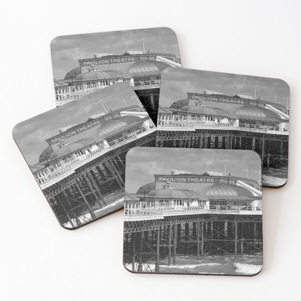 Item preview, The Pavilion Theater on Cromer pier in black and white designed and sold by yackers1.