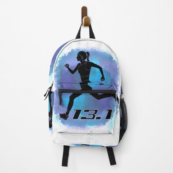 Item preview, Running Half Marathon 13.1 Race Watercolor Girl designed and sold by TheInkElephant.
