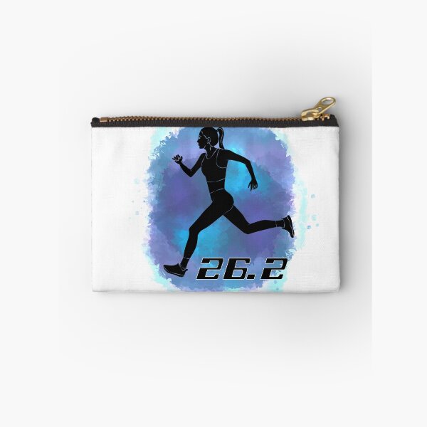 Item preview, Running Marathon 26.2 Race Watercolor Girl designed and sold by TheInkElephant.