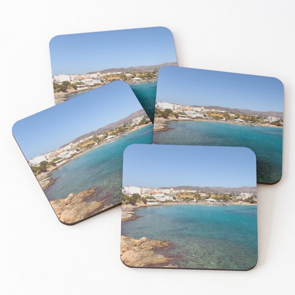 Artikelvorschau, Agios Nikolaos, Kreta, Griechenland: Strand von Ammoudi entworfen und verkauft von Kasia Design.
