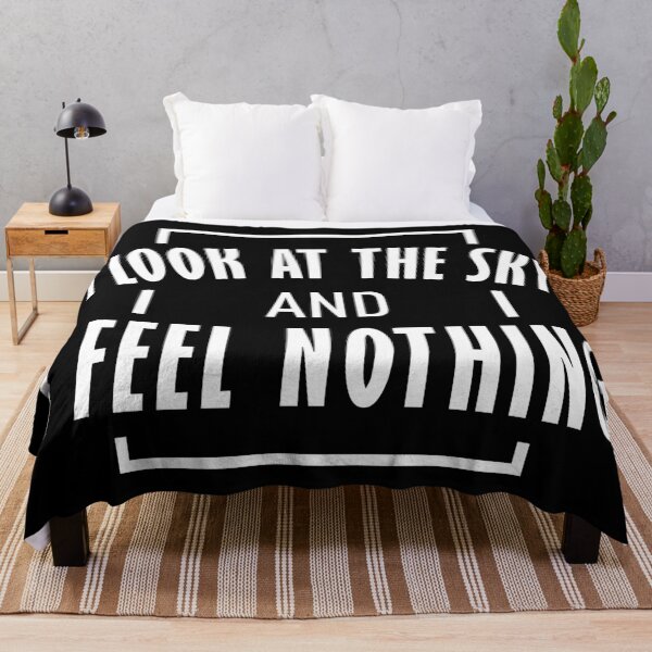 Item preview, I Look At The Sky And I Feel Nothing (White) designed and sold by FilipeFerreira.
