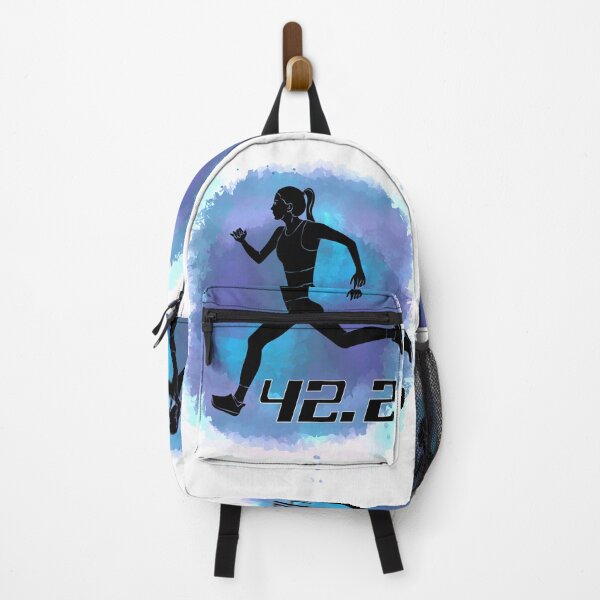 Item preview, Running Marathon 42.2 Race Watercolor Girl designed and sold by TheInkElephant.