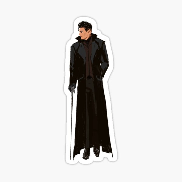 Kaz Brekker Sticker For Sale By Londonsonas Redbubble 