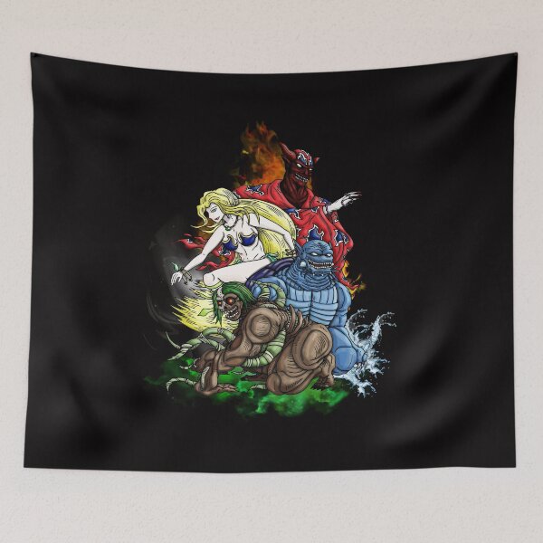 Item preview, The Four Elemental Lords designed and sold by Punkkommando77.