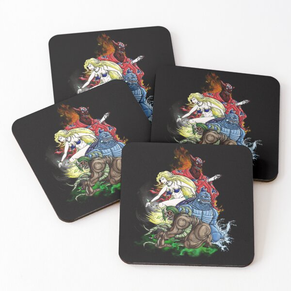 Item preview, The Four Elemental Lords designed and sold by Punkkommando77.