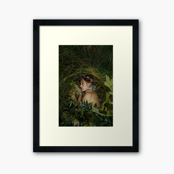 The burial I Framed Art Print