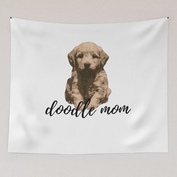 Item preview, Mini Golden Doodle Mama - Black Letters designed and sold by Jonathan Reding.