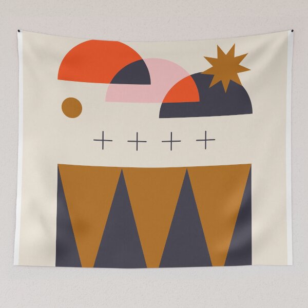 Artikelvorschau, Geometrisches flaches Design 09 entworfen und verkauft von PatternsandHues.