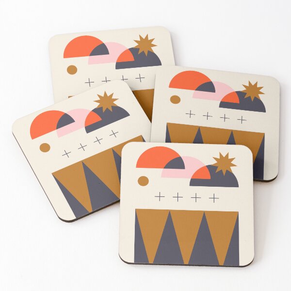 Artikelvorschau, Geometrisches flaches Design 09 entworfen und verkauft von PatternsandHues.