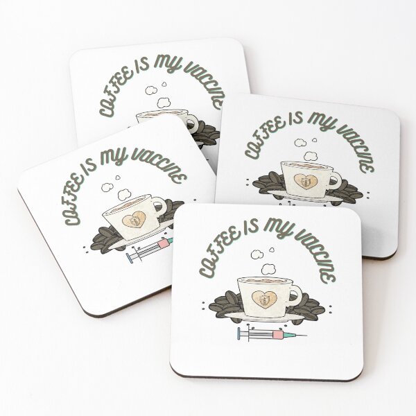 Item preview, Coffee is my vaccine  designed and sold by Yellowsprint.