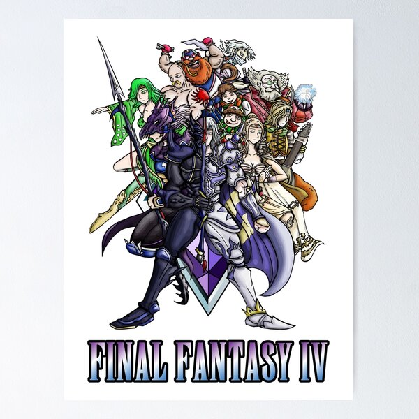 Final Fantasy Characters The Wall Final Fantasy IV Heroes