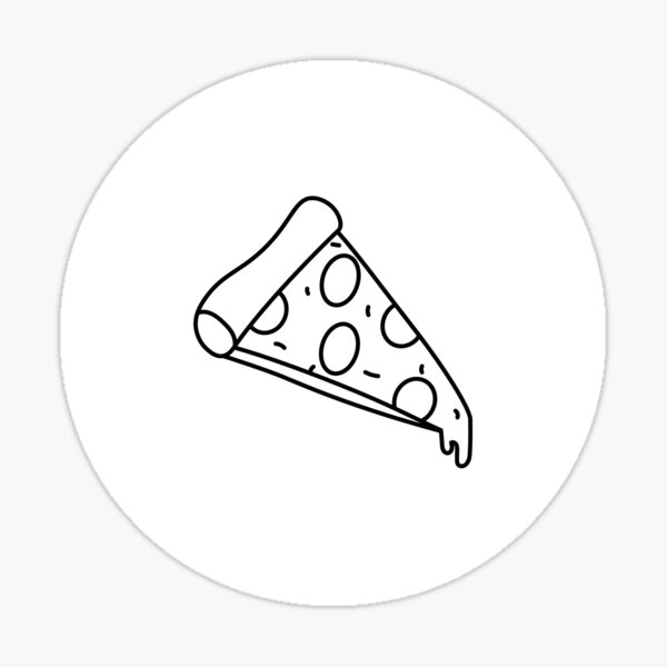 Pizza slice tattoo located on the upper arm