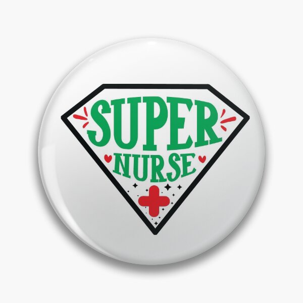 Artikelvorschau, Super Nurse (Weiß, Grün und Rot) entworfen und verkauft von RomeoSketches.