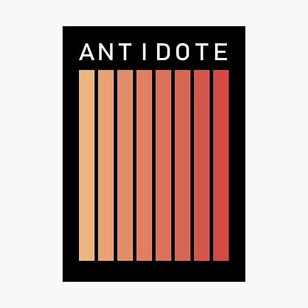 Item preview, Antidote by Kang Daniel Kpop Song Iconic Lines Typography Design designed and sold by Typography & Streetwear.