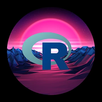 Artwork thumbnail, R programming language R logo by Birdhead