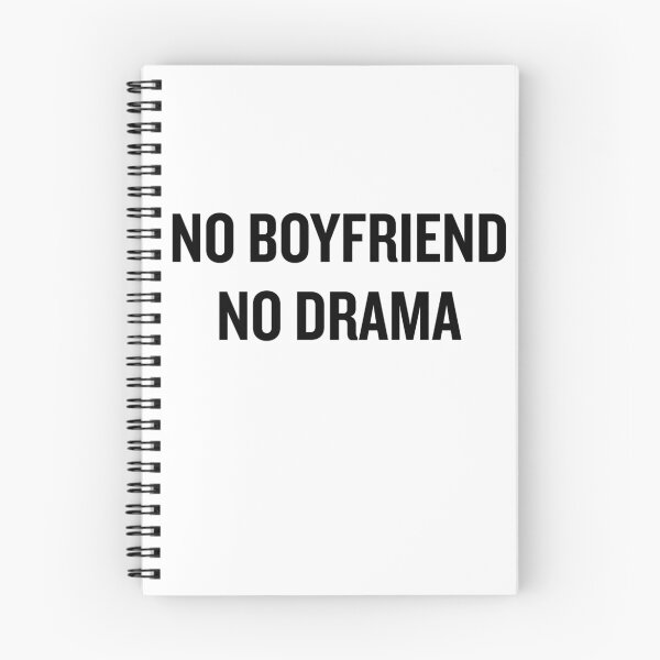 Item preview, No Boyfriend, No Drama (Black) designed and sold by sergiovarela.