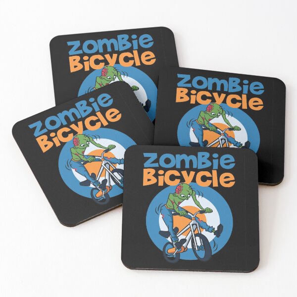 Item preview, Zombie driving bicycle designed and sold by pixeldsigns.