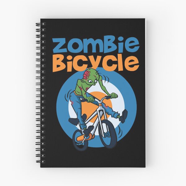 Item preview, Zombie driving bicycle designed and sold by pixeldsigns.