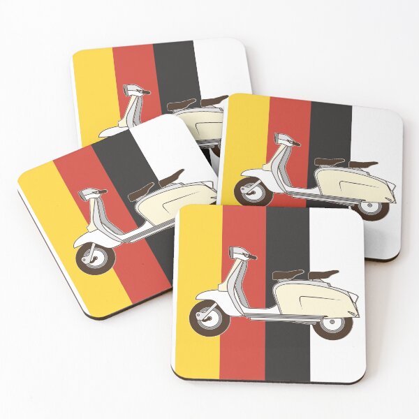 Artikelvorschau, Lambretta auf deutscher Flagge entworfen und verkauft von AceHamster.