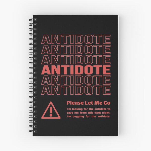 Item preview, Antidote by Kang Daniel Black Kpop Song Iconic Lines Typography Design designed and sold by Typography & Streetwear.