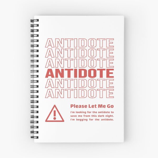 Item preview, Antidote by Kang Daniel White Kpop Song Iconic Lines Typography Design designed and sold by Typography & Streetwear.