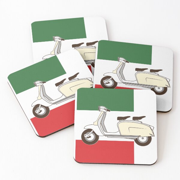 Artikelvorschau, Lambretta auf italienischer Flagge entworfen und verkauft von AceHamster.