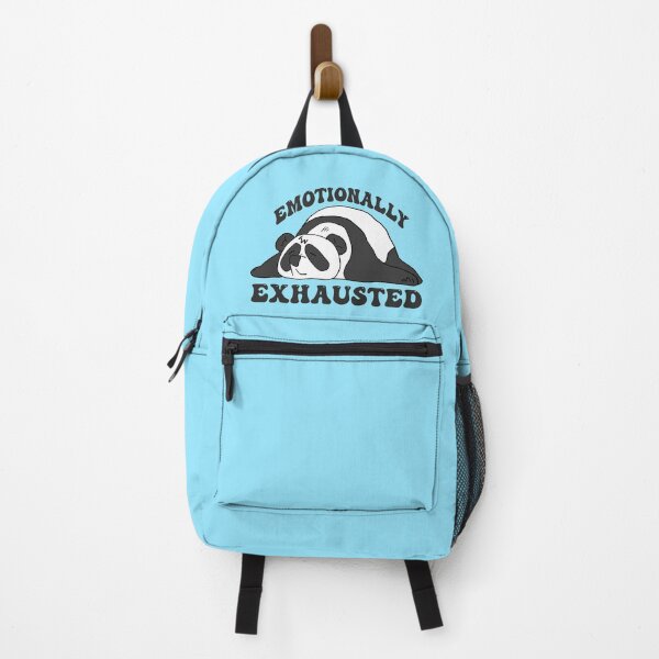 Item preview, Emotionally Exhausted Panda - Black Letters designed and sold by OooiChris.