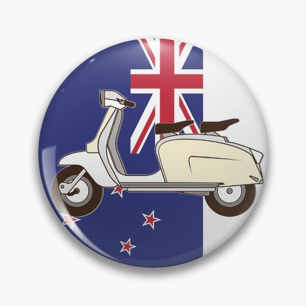 Artikelvorschau, Lambretta auf neuseeländischer Flagge entworfen und verkauft von AceHamster.