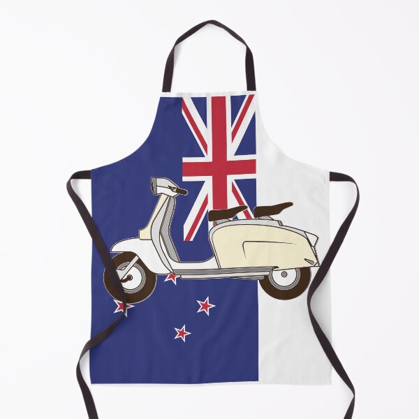 Item preview, Lambretta on New Zealand Flag designed and sold by AceHamster.