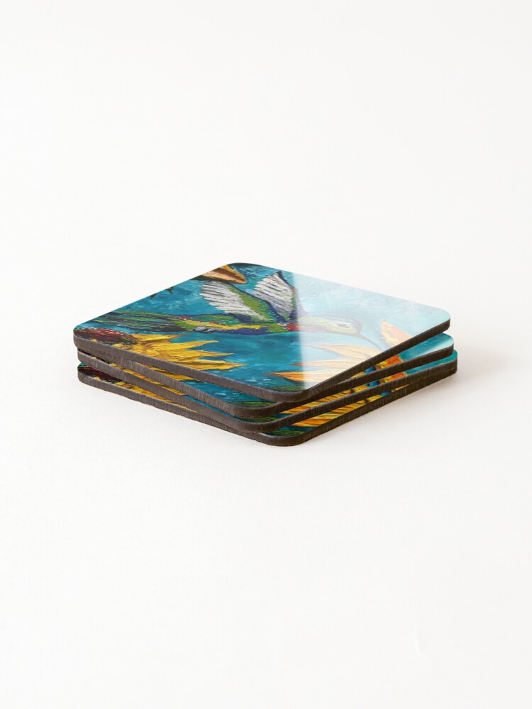 Thumbnail 4 of 5, Coasters (Set of 4), Allure designed and sold by tams-artwork.
