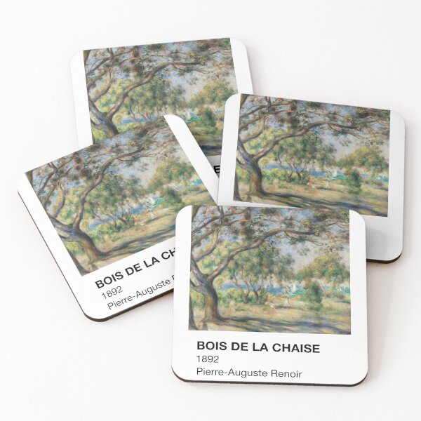 Aperçu de l'œuvre Carte Pantone Bois de la Chaise Pierre-Auguste Renoir créée et vendue par neopop.