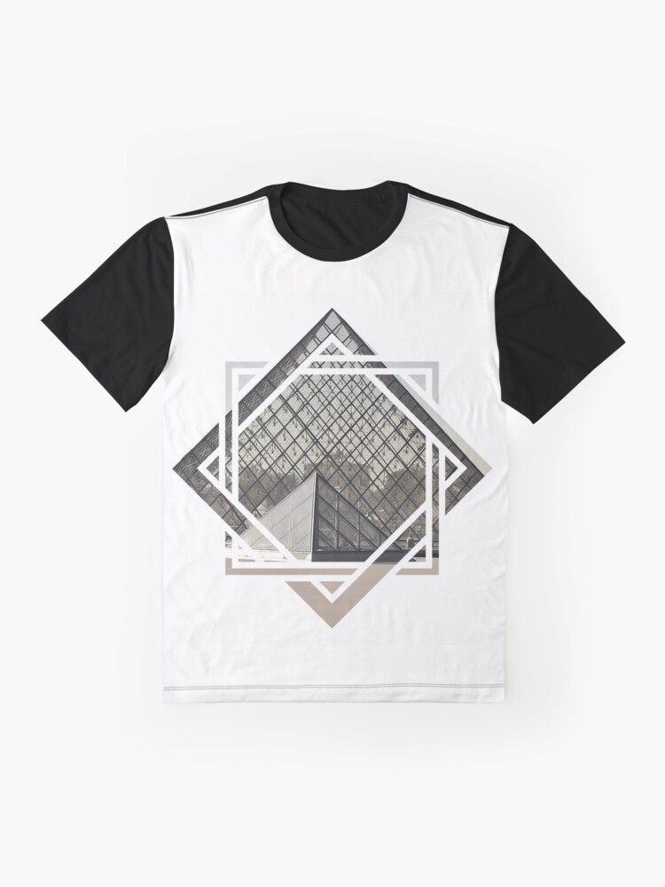 Thumbnail 4 of 5, Graphic T-Shirt, The Louvre  Museum designed and sold by roggcar.