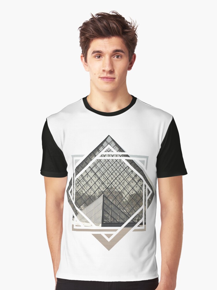 Thumbnail 1 of 5, Graphic T-Shirt, The Louvre Museum designed and sold by roggcar.