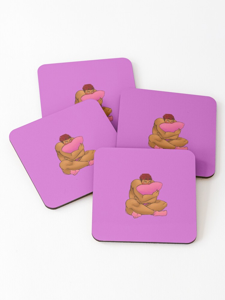 Thumbnail 1 of 5, Coasters (Set of 4), Shy boi designed and sold by BigNaggi.