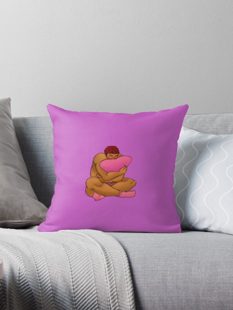 Thumbnail 1 of 4, Pillow, Shy boi designed and sold by BigNaggi.