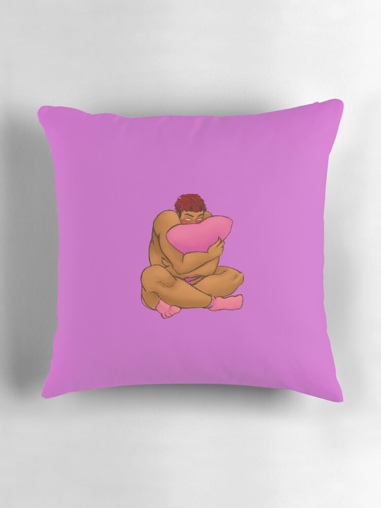 Thumbnail 3 of 4, Pillow, Shy boi designed and sold by BigNaggi.