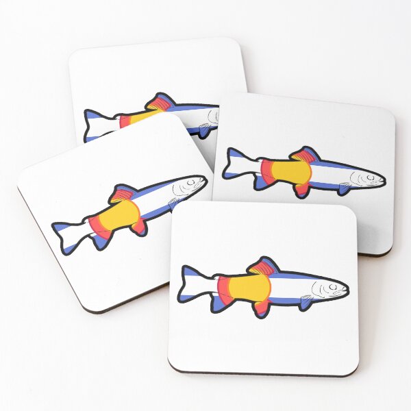 Item preview, Cutthroat Trout Colorado Flag designed and sold by ExploreColorado.
