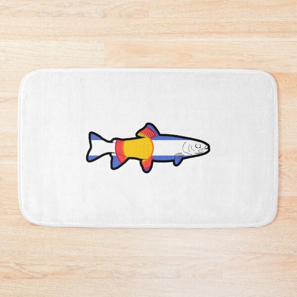 Item preview, Cutthroat Trout Colorado Flag designed and sold by ExploreColorado.