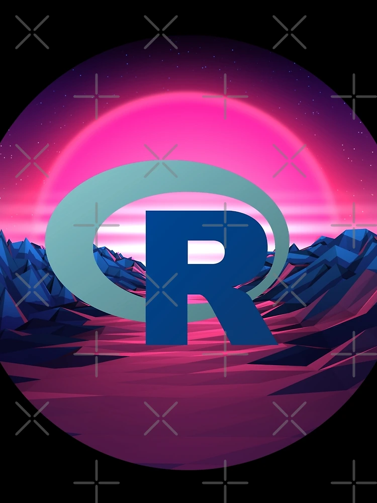 Thumbnail 3 of 3, Scarf, R programming language R logo designed and sold by Birdhead.