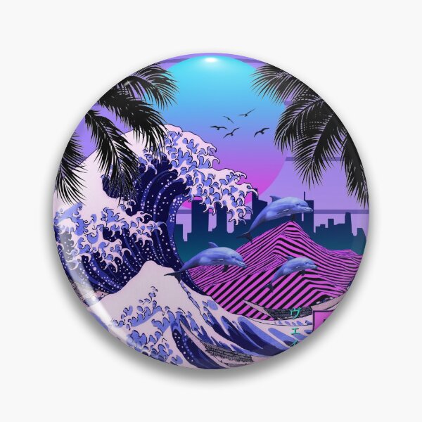 Item preview, Vaporwave kanagawa designed and sold by exhozt.