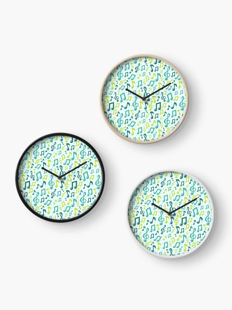 Thumbnail 3 of 4, Clock, Music Notes Patterns designed and sold by SSK Designs.