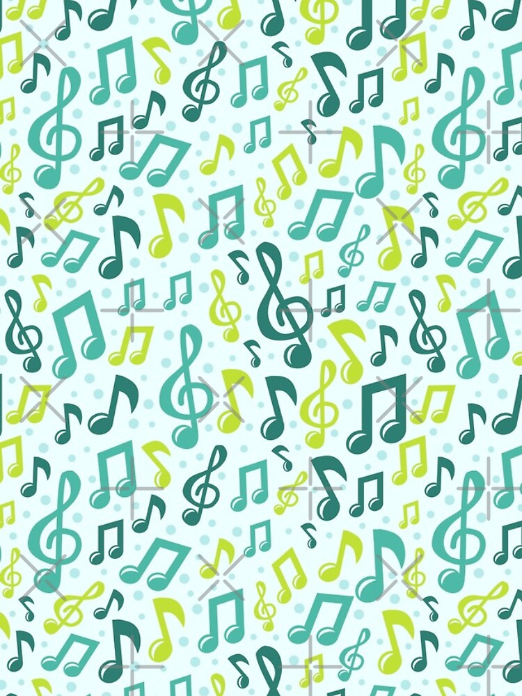 Thumbnail 4 of 4, iPhone Case, Music Notes Patterns designed and sold by skdesigns83.