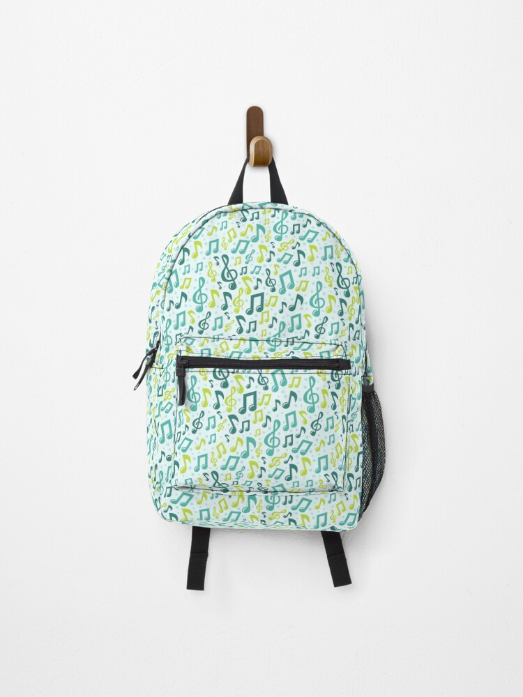Thumbnail 1 of 3, Backpack, Music Notes Patterns designed and sold by skdesigns83.