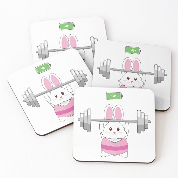 Item preview, Weightlifting Bunny designed and sold by Anicue.