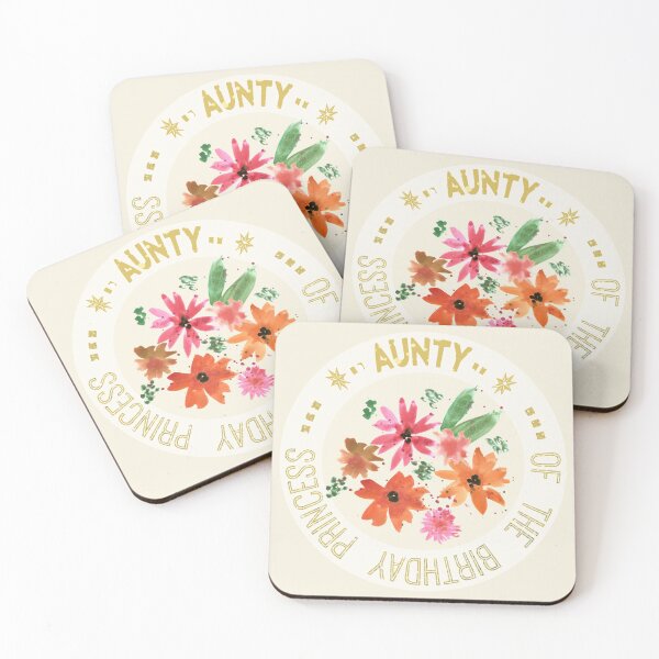 Item preview, Aunty of the Birthday Princess designed and sold by InspiredByGigi.